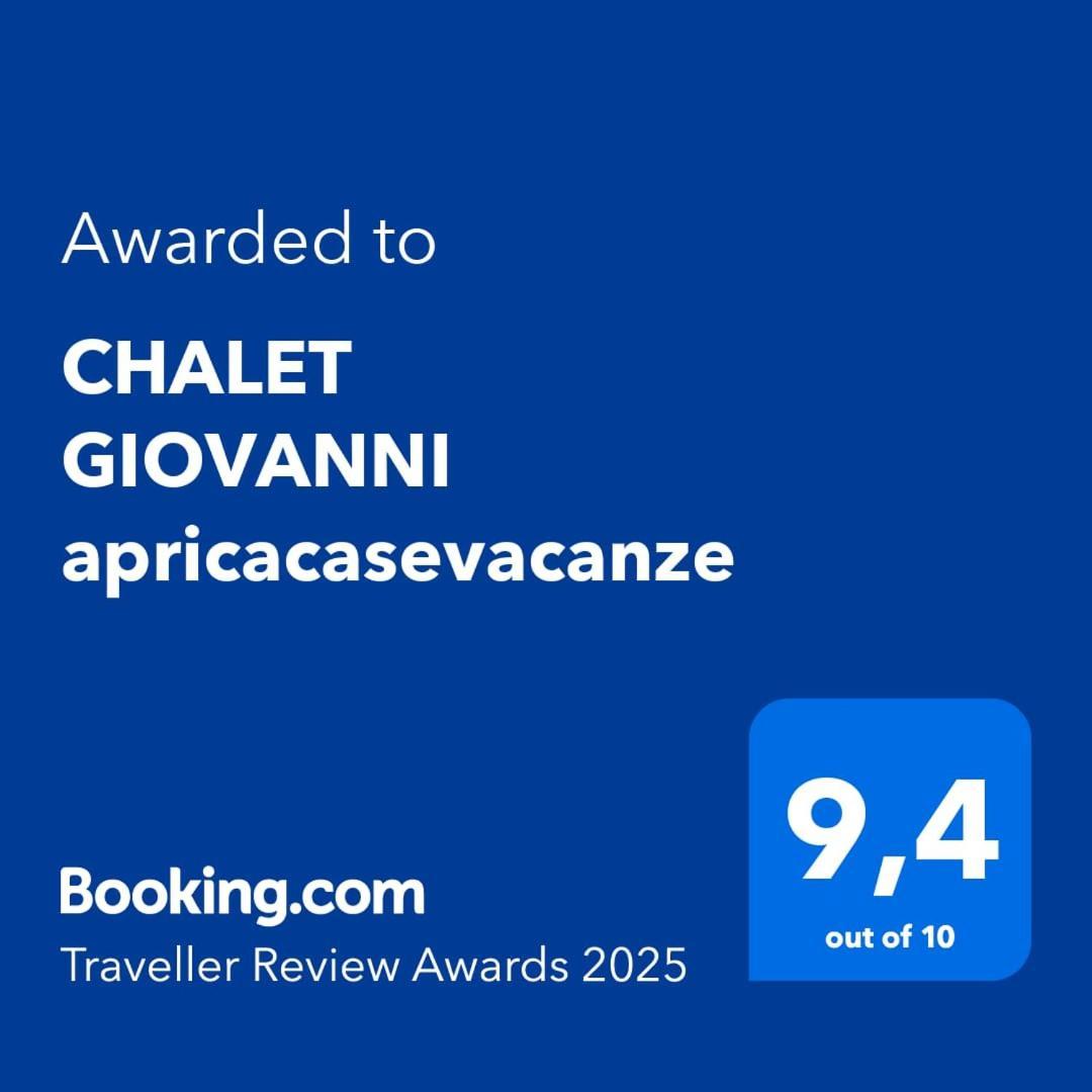 Chalet Giovanni Apricacasevacanze Eksteriør billede